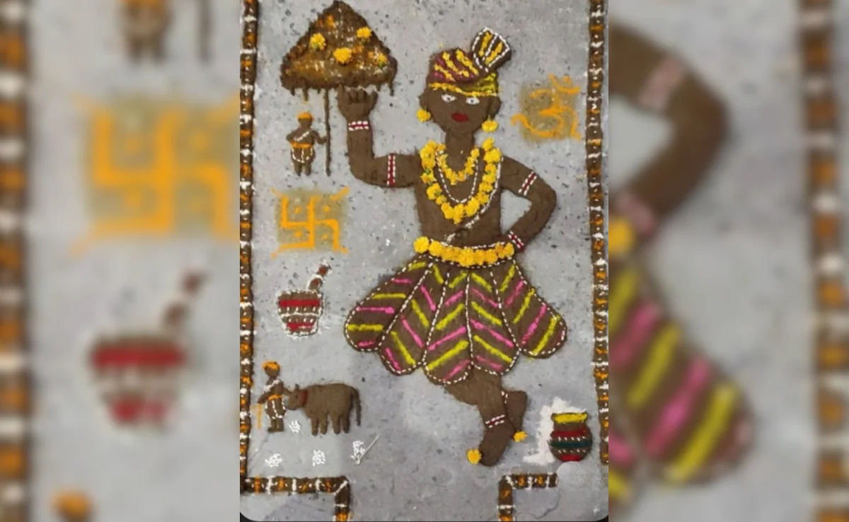 Govardhan Puja 2025: घर पर गोबर से गोवर्धन पर्वत बनाना, पूजा विधि और अन्नकूट भोग का आसान तरीका जानें।