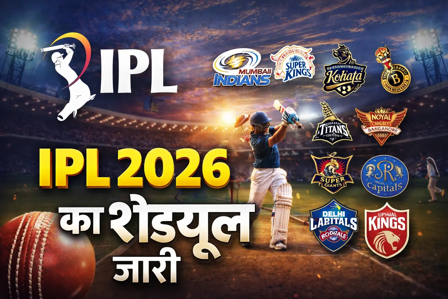 IPL 2026 Schedule Announcement