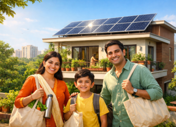 बजट में सस्टेनेबल लिविंग 2026 - क्लाइमेट चेंज में इको-फ्रेंडली टिप्स rooftop solar और ग्रीन लिविंग