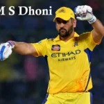IPL 2026 MS Dhoni in Chennai Super Kings jersey playing a cricket shot