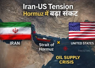 Iran US tension Strait of Hormuz oil crisis map