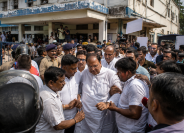Kalyan Banerjee attack in Hooghly during a political visit in Chanditala, West Bengal