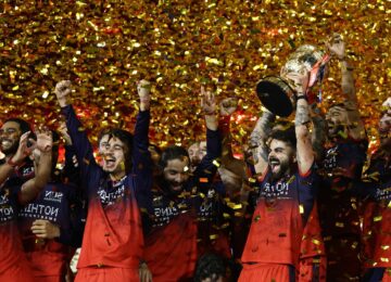 RCB VS GT Final: Virat Kohli celebrates after Royal Challengers Bengaluru defeated Gujarat Titans in the IPL 2026 Final.