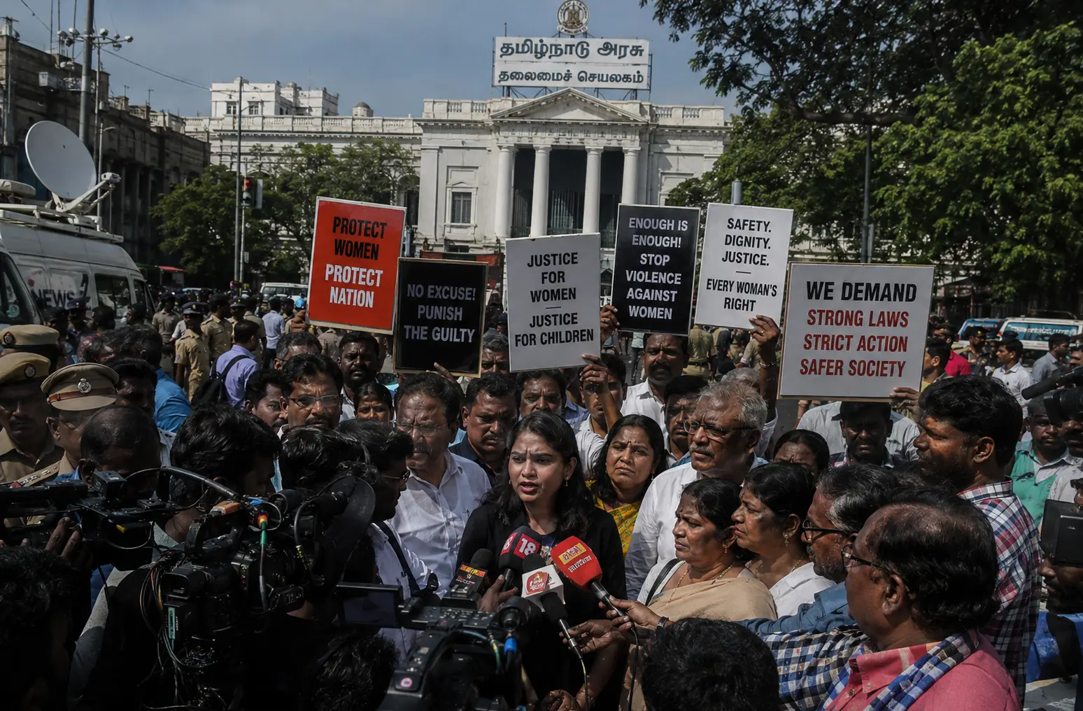 Crimes against women in Tamil Nadu become a major political flashpoint in Chennai