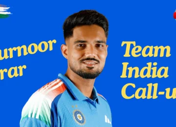 Gurnoor Brar after earning a place in India's Afghanistan squad