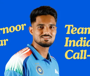 Gurnoor Brar after earning a place in India's Afghanistan squad