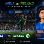 IND vs IRE 2nd T20I live streaming details for India vs Ireland cricket match in Belfast 2026