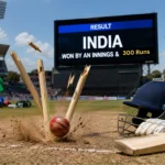 India record Test win over Afghanistan as Manav Suthar celebrates his debut spell