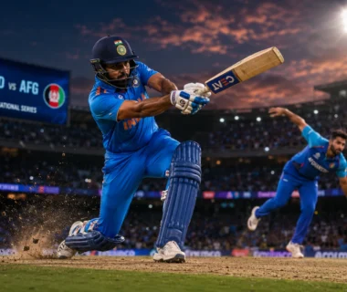 Shubman Gill captaining Team India during the India vs Afghanistan 2026 schedule.