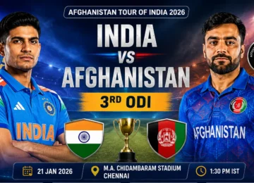 India vs Afghanistan 3rd ODI match preview featuring both teams ahead of the ODI clash in Chennai.
