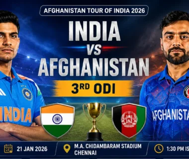 India vs Afghanistan 3rd ODI match preview featuring both teams ahead of the ODI clash in Chennai.