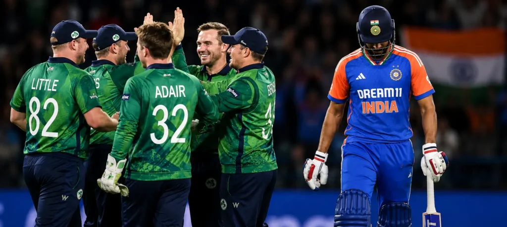 India vs Ireland 1st T20I as Ireland celebrate their historic win in Belfast