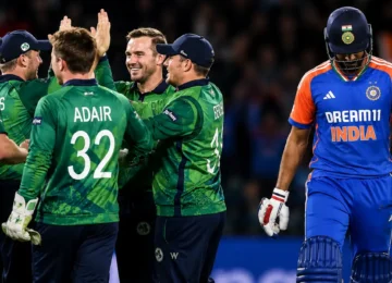 India vs Ireland 1st T20I as Ireland celebrate their historic win in Belfast
