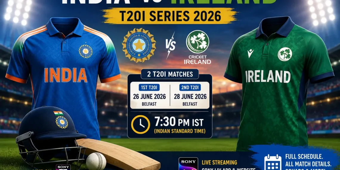 India vs Ireland T20I Series 2026 players during pre-match preparations in Belfast