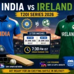 India vs Ireland T20I Series 2026 players during pre-match preparations in Belfast