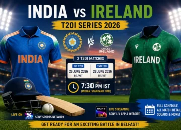 India vs Ireland T20I Series 2026 players during pre-match preparations in Belfast
