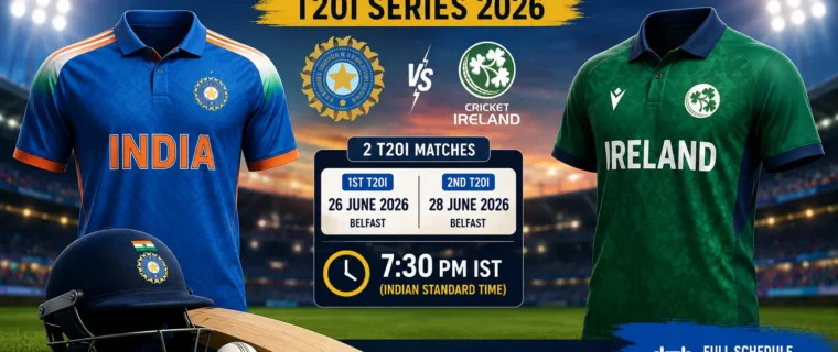 India vs Ireland T20I Series 2026 players during pre-match preparations in Belfast