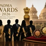 Padma Awards 2026 ceremony at Rashtrapati Bhavan with top honourees