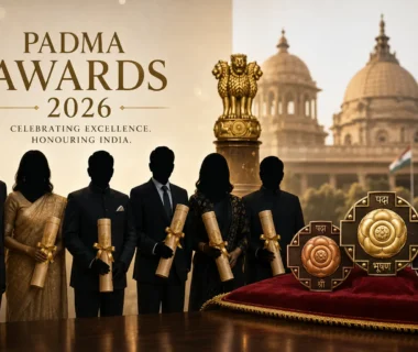 Padma Awards 2026 ceremony at Rashtrapati Bhavan with top honourees