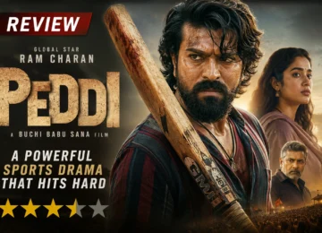 Peddi Review featuring Ram Charan in a key scene