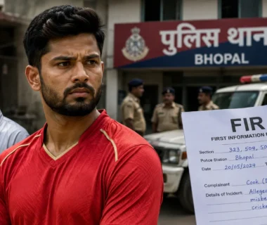 Shashank Singh FIR registered in Bhopal following allegations made by a family cook
