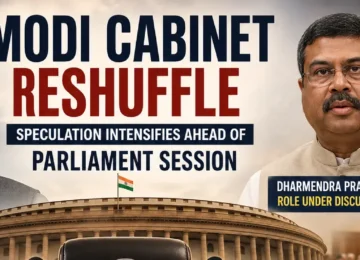 Modi Cabinet Reshuffle latest updates with Narendra Modi and Union Ministers