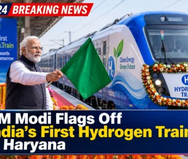 India's First Hydrogen Train has been flagged off by Prime Minister Narendra Modi in Haryana