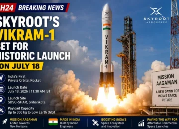 Skyroot Vikram-1 launch is set for July 18 as India's first privately developed orbital rocket prepares for a historic mission from Sriharikota.