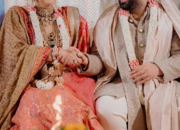 Anshula Kapoor Wedding with Rohan Thakkar during the Mumbai ceremony
