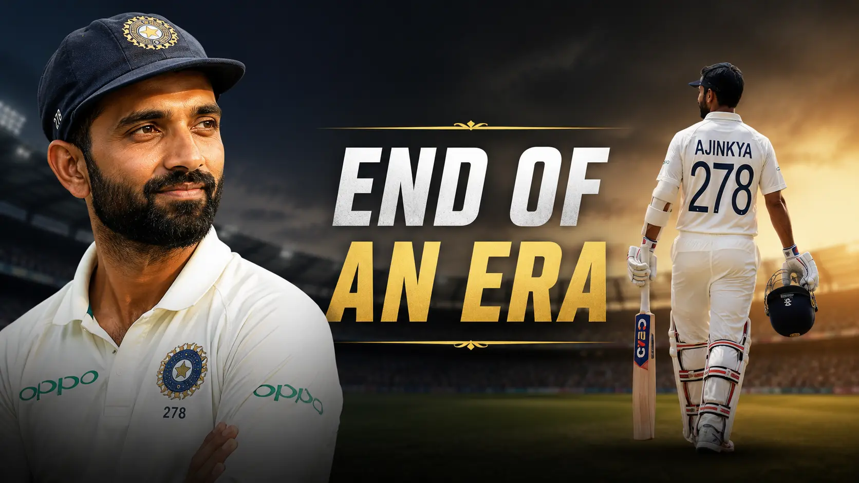 Ajinkya Rahane Retirement announcement after ending his international cricket career.
