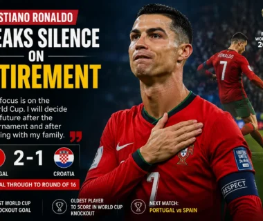 Cristiano Ronaldo retirement speculation after Portugal defeated Croatia in FIFA World Cup 2026