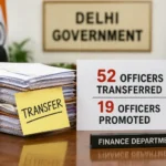Delhi Finance Department Transfer के बाद वित्त विभाग में प्रशासनिक फेरबदल का सांकेतिक चित्र।