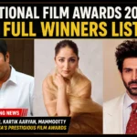 National Film Awards 2026 winners featuring Mammootty, Yami Gautam, and Kartik Aaryan