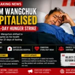 Sonam Wangchuk resting in a hospital bed after being hospitalised following his 21-day hunger strike at Delhi's Jantar Mantar over education reform and alleged exam paper leaks.