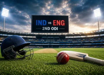 Representational image of a cricket stadium during the IND vs ENG 2nd ODI at Cardiff.