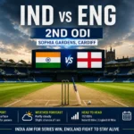 IND vs ENG 2nd ODI at Sophia Gardens, Cardiff.