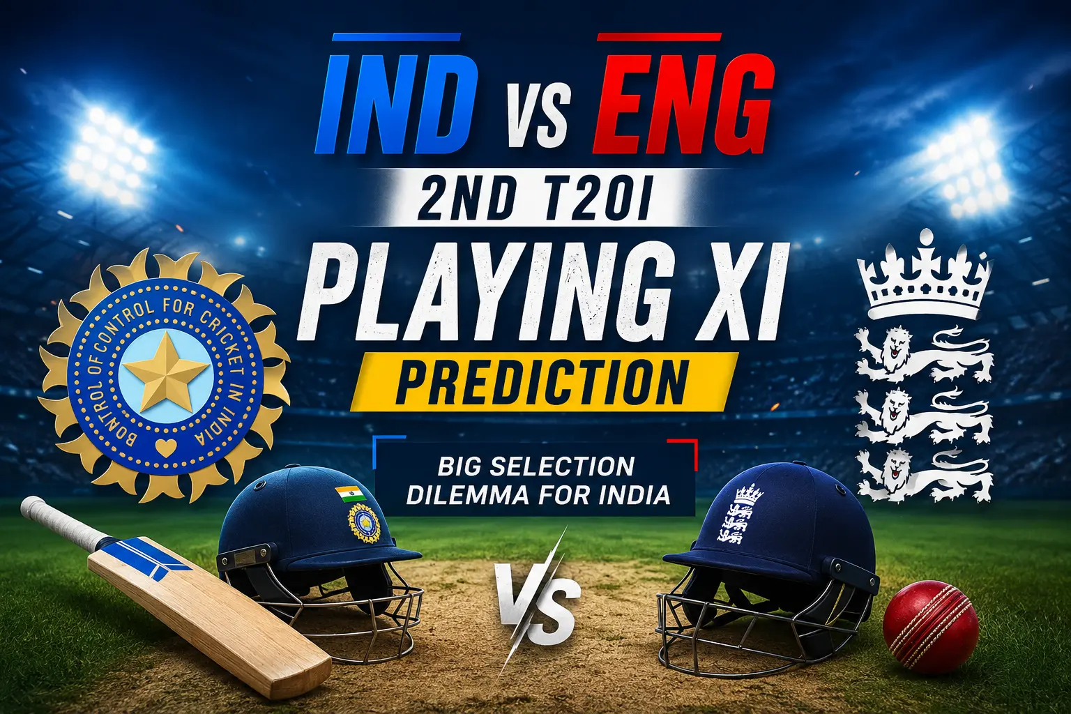 IND vs ENG 2nd T20I playing XI prediction featuring Vaibhav Suryavanshi and Sanju Samson selection debate