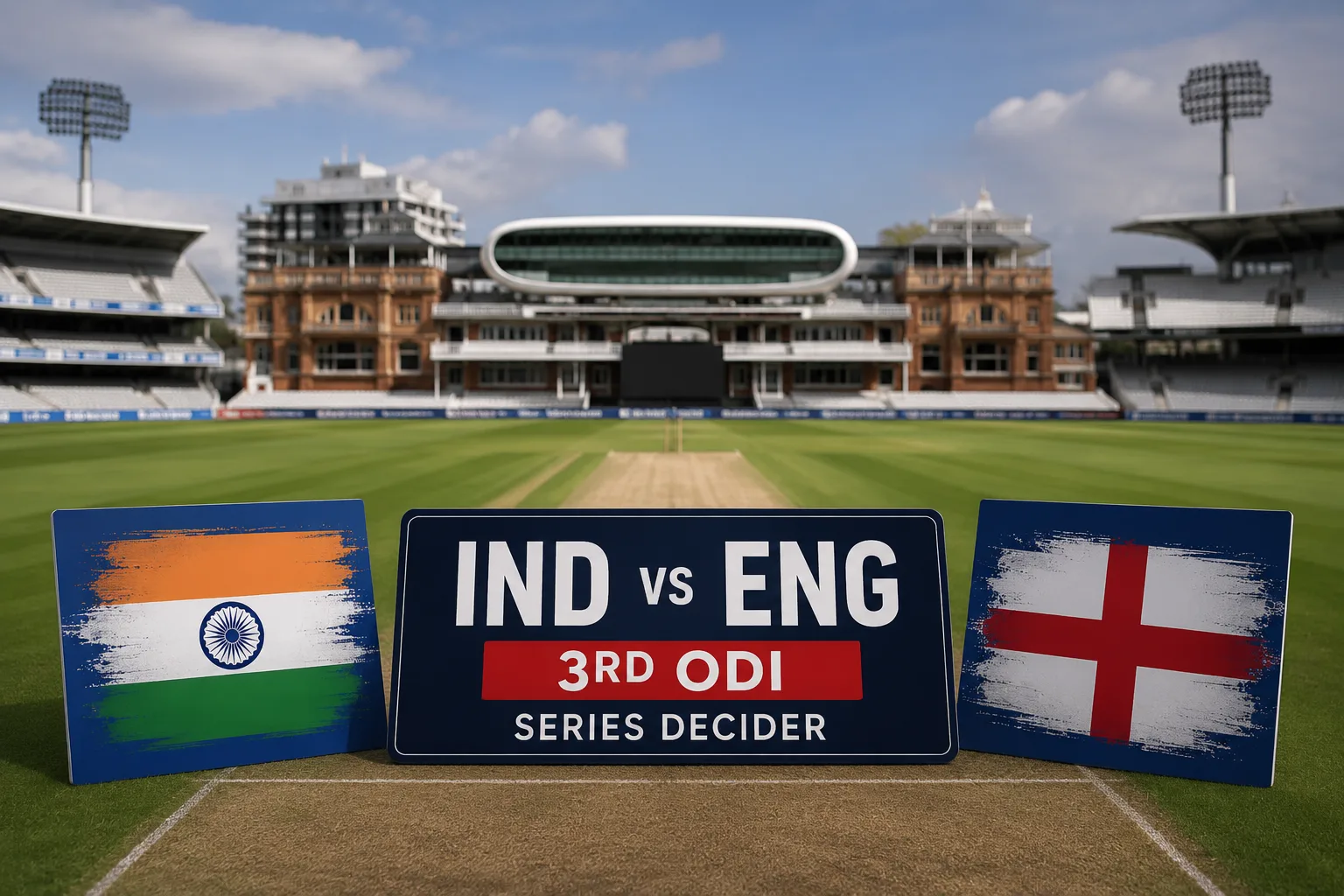 Representational image of Lord's Cricket Ground ahead of the IND vs ENG 3rd ODI series decider.