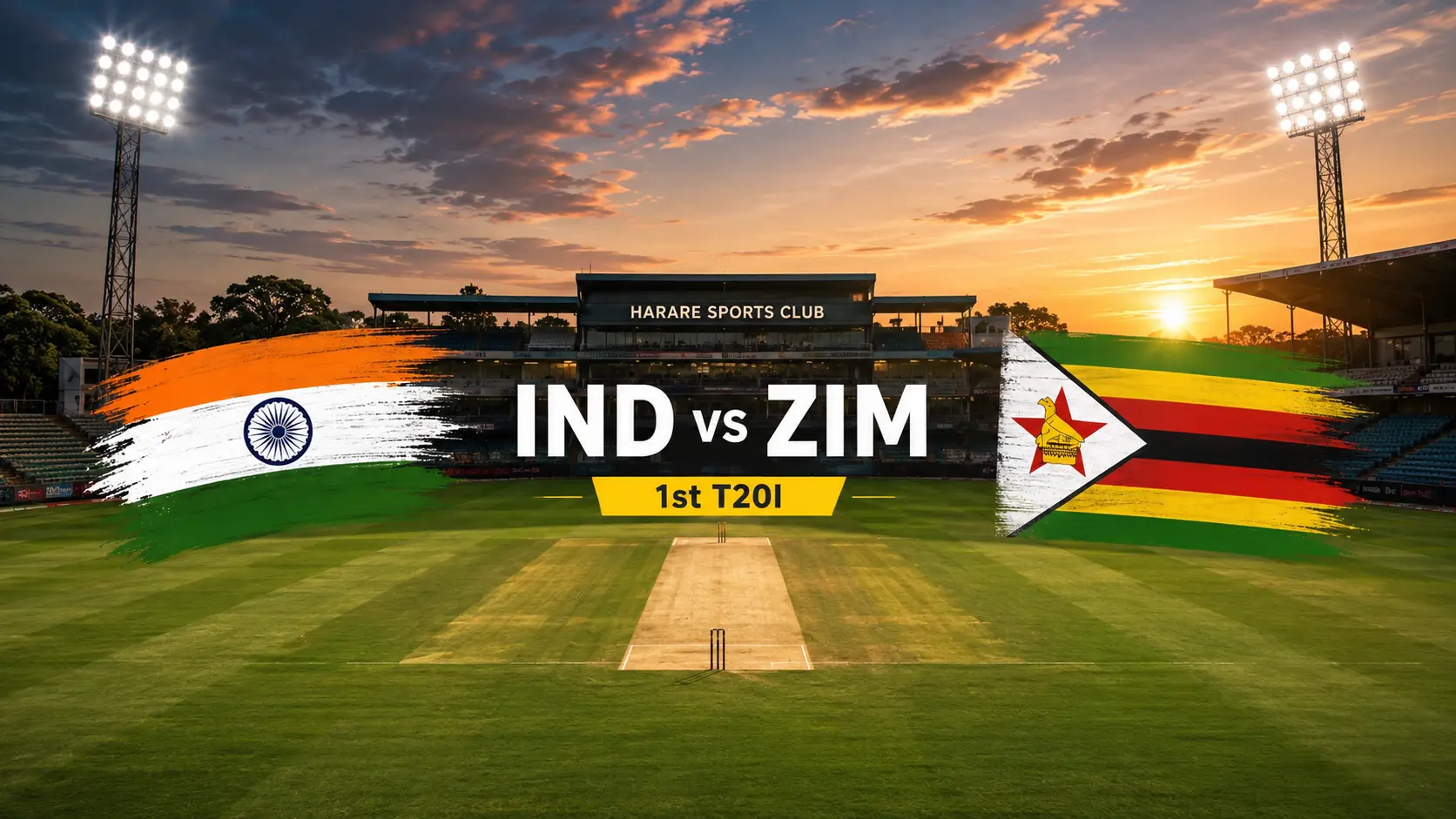 Representational image of Harare Sports Club ahead of the IND vs ZIM 1st T20I.