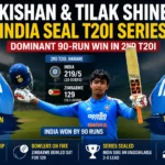 India vs Zimbabwe 2nd T20I as Ishan Kishan and Tilak Varma guide India to a series-clinching victory.