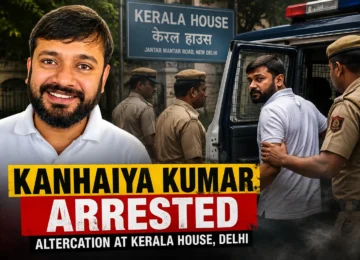 Kanhaiya Kumar Arrest after alleged altercation at Kerala House in Delhi