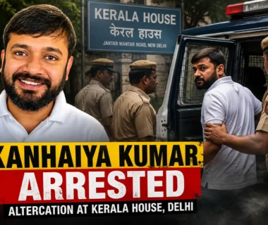 Kanhaiya Kumar Arrest after alleged altercation at Kerala House in Delhi
