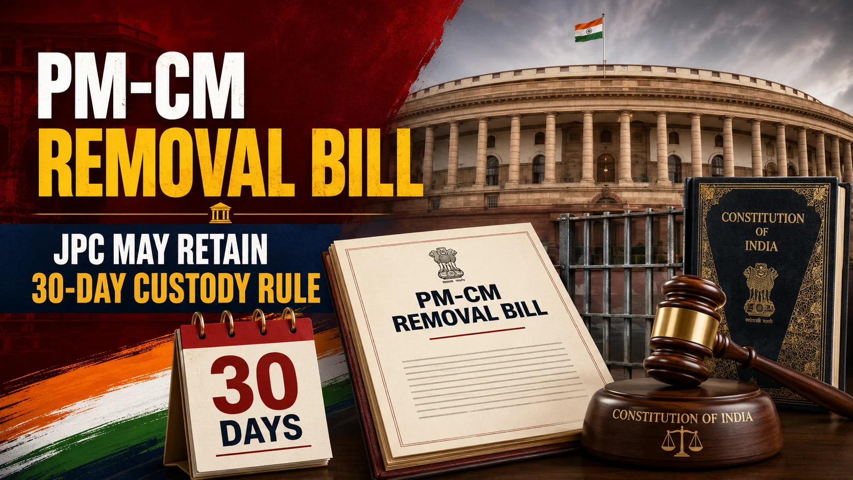 PM-CM removal bill likely to retain the 30-day custody provision