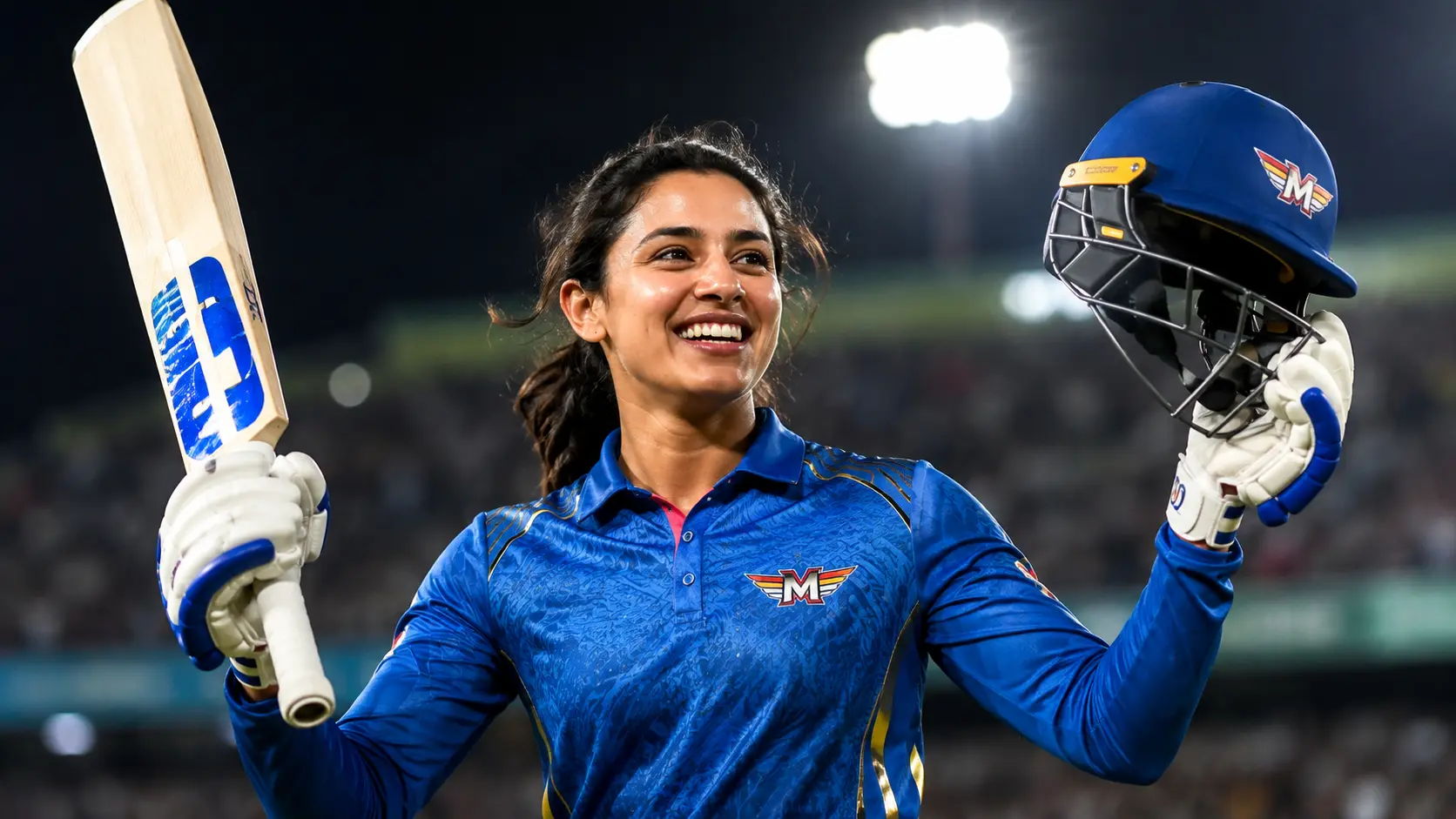 Smriti Mandhana 88* helps Manchester Super Giants Women beat Sunrisers Leeds Women.