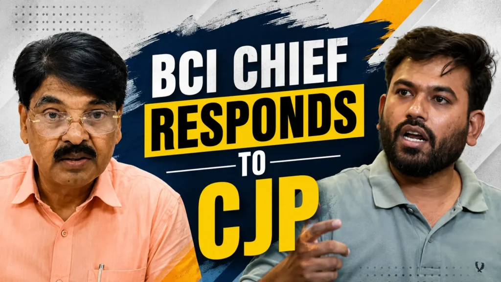 BCI NALSAR Row as Manan Mishra responds to CJP after withdrawal of NALSAR order