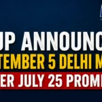 CJP announces September 5 Delhi march over July 25 commitments