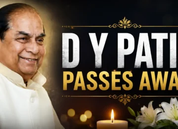 D Y Patil Death पर प्रधानमंत्री नरेंद्र मोदी ने श्रद्धांजलि दी।