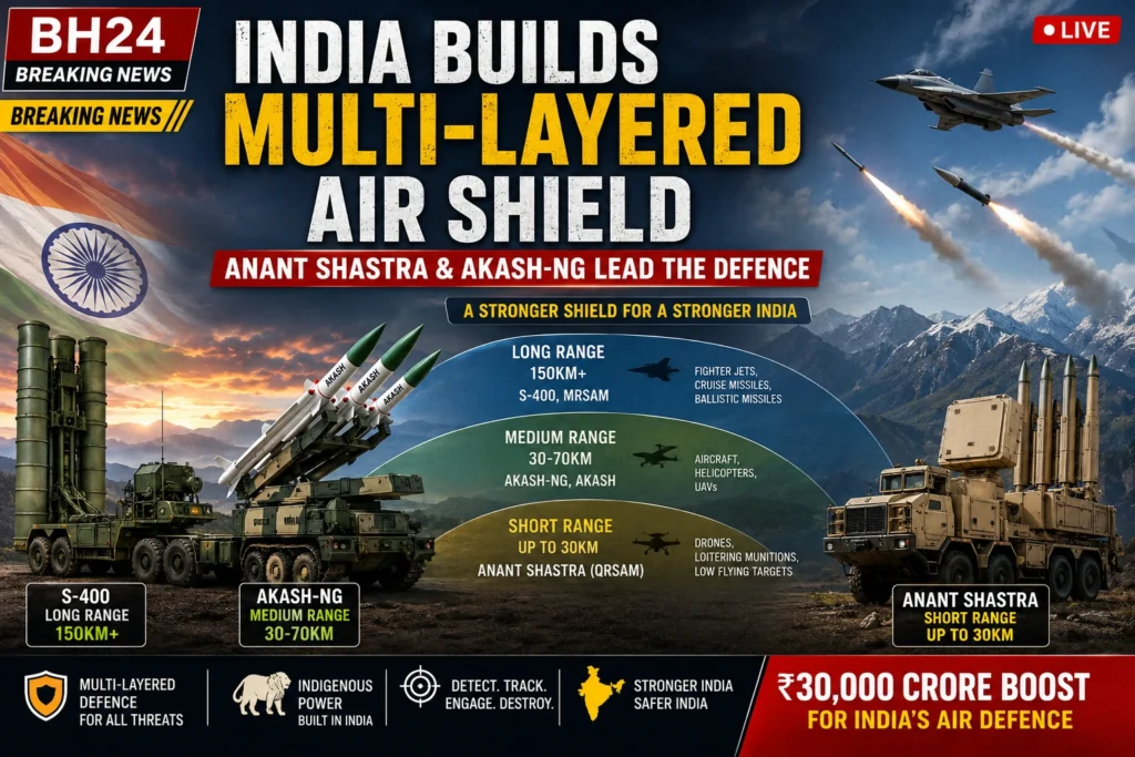 India’s multi-layered air shield featuring Anant Shastra and Akash-NG