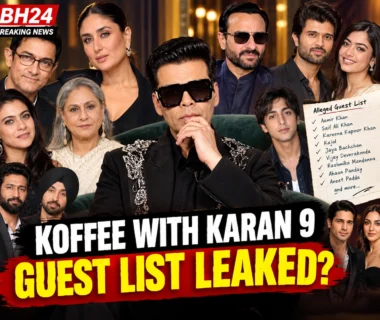 Koffee With Karan Season 9 alleged guest list featuring Karan Johar, Aamir Khan, Kareena Kapoor, Rashmika Mandanna, Vijay Deverakonda and other Bollywood stars.