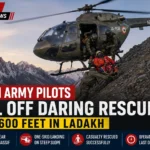Indian Army pilots carry out a daring one-skid helicopter rescue at 18,600 feet in Ladakh near the Nun Kun massif.
